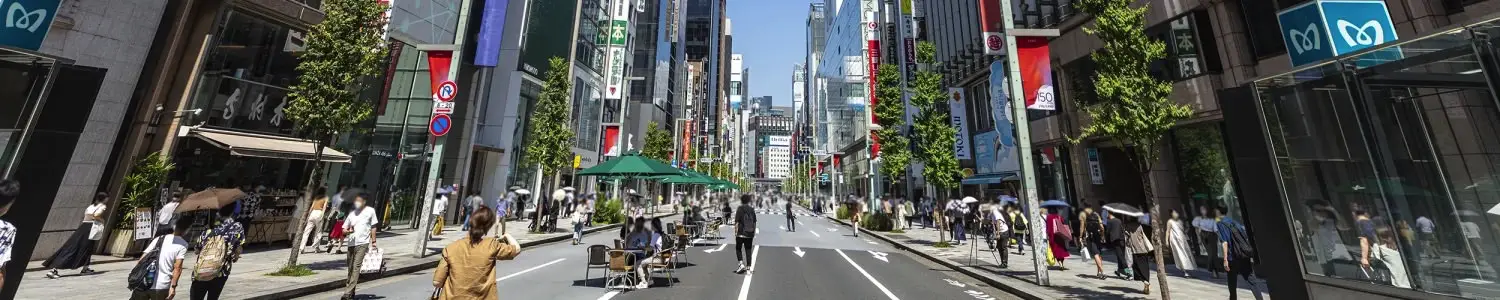 銀座のフリー写真素材